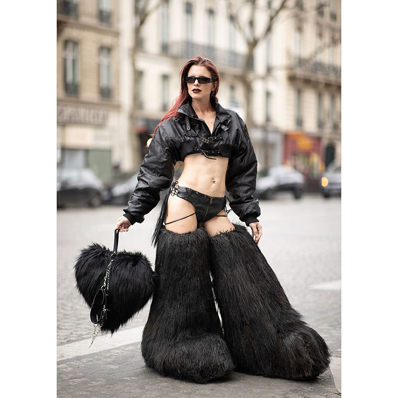 Julia Fox at Paris Fashion Week