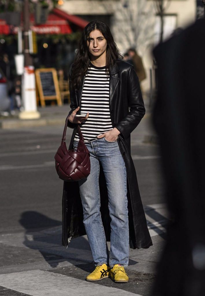 At Paris Fashion Week last season, guests wore their Onitsukas with striped T-shirts and statement coats.