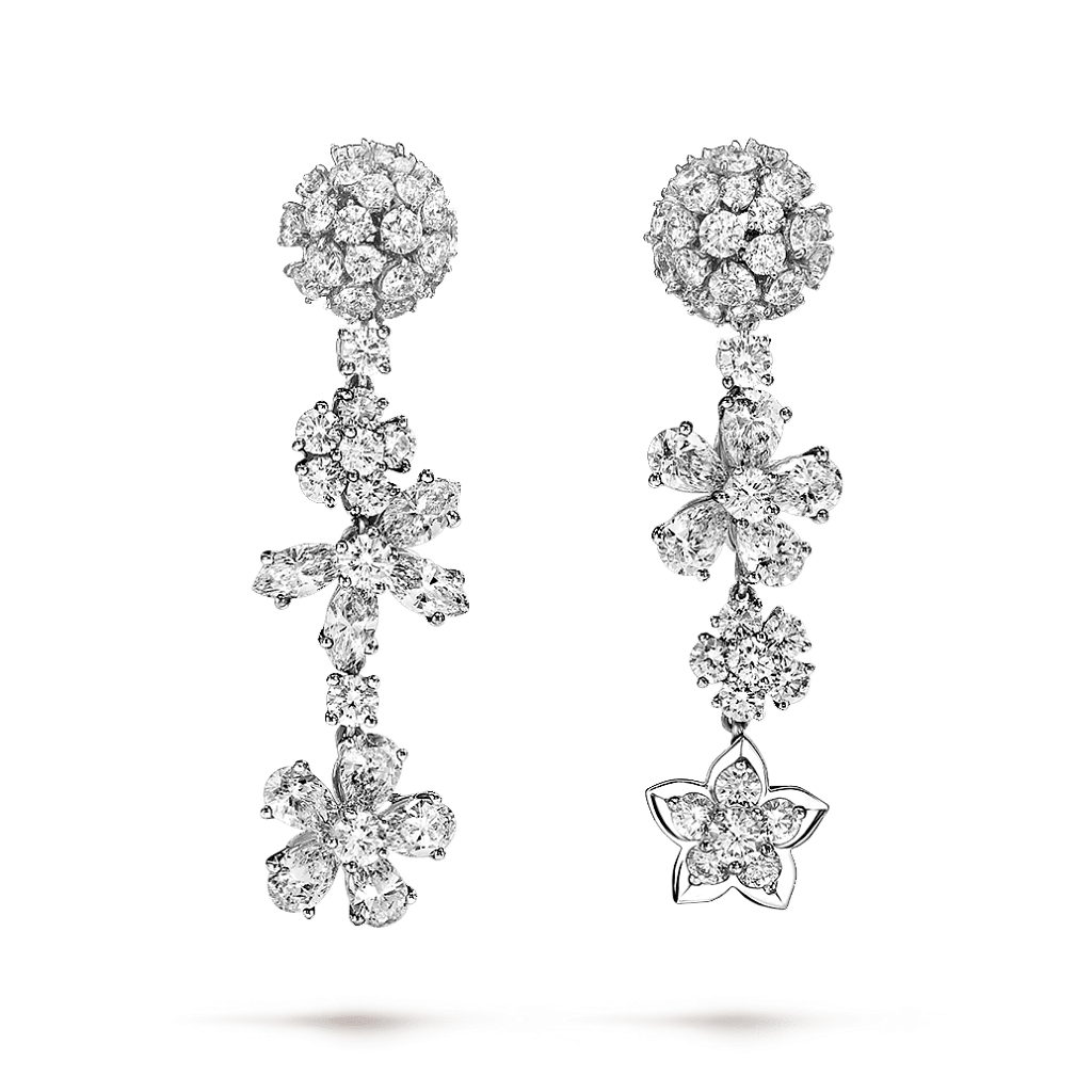 Classic High Jewelry - Folie des Prés earrings