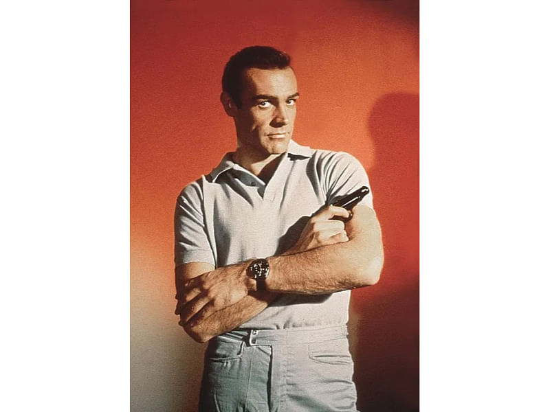 Sean Connery in Dr No sporting a Rolex Submariner.