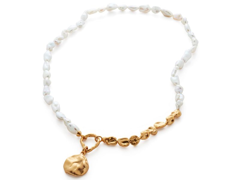 Necklace, $615, Monica Vinader