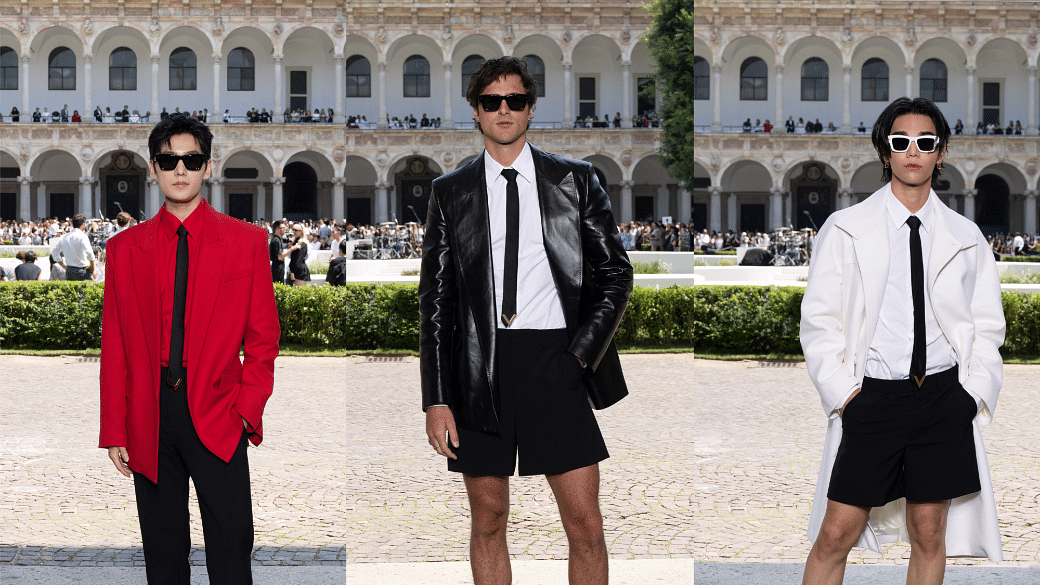 Valentino Men's Iconography Puffer Jacket